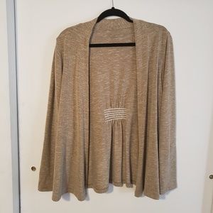 Charter Club Tan Sandy Sweater Cardigan